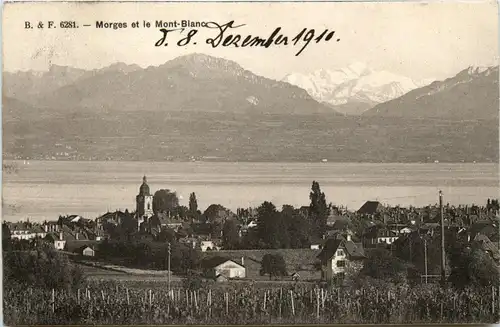 Morges et le Mont Blanc -284406