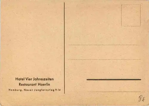 Hamburg/div. Stadtteile - Hotel Vier Jahreszeiten, -Kaminpartie in der Halle -320684