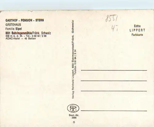 Behringersmühle - Gasthof Stern -285020