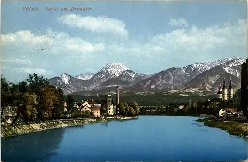 Villach/Kärnten und Umgebung - Partie am Drauufer -321724