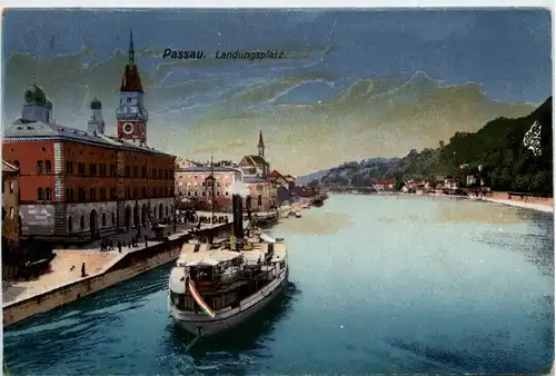 Passau/Bayern - Passau, Landungsplatz -320942