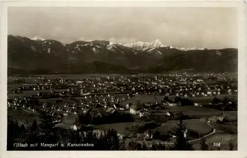 Villach/Kärnten und Umgebung - Villach mit Mangart und Karawanken -321784