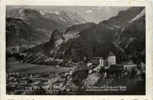 Kufstein - mit Blick auf Feste Geroldseck u. den Kaiser -321970