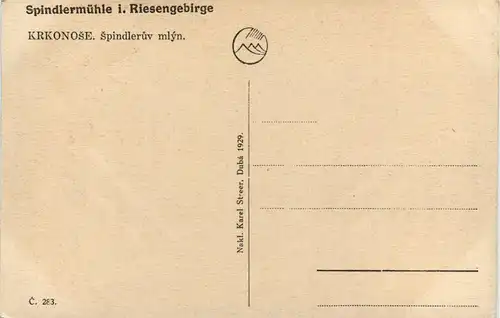 Spindelrmühle im Riesengebirge -234886