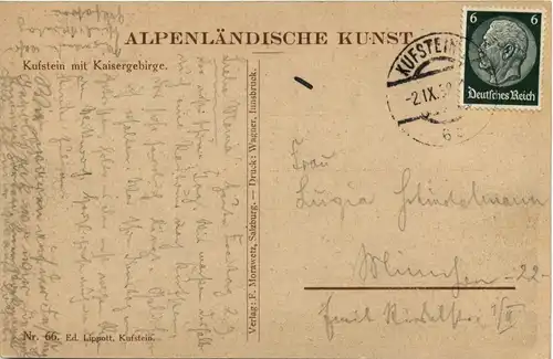 Kufstein/Tirol und Umgebung - mit Kaisergebirge -321922