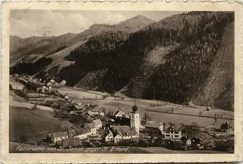 Hochlantsch - Panorama von St. Jakob gegen St. Erhard -322156