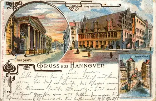 Gruss aus Hannover - Litho -235186