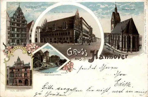 Gruss aus Hannover - Litho -235226