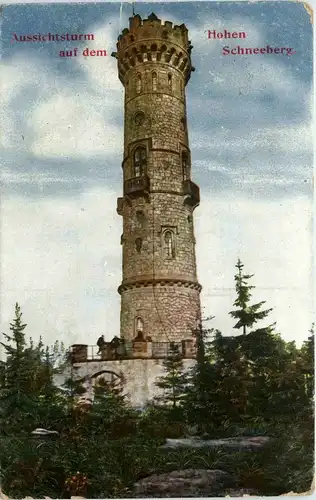 Aussichtsturm auf dem Hohen Schneeberg -284506