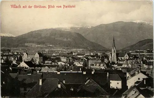 Villach/Kärnten und Umgebung - mit den Görlitzen, Blick vom Parkhotel -321790