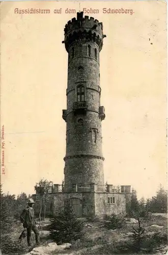 Aussichtsturm auf dem Hohen Schneeberg -284618