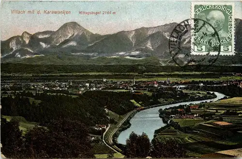 Villach/Kärnten und Umgebung - mit Karawanken und Mittagskogel -321636