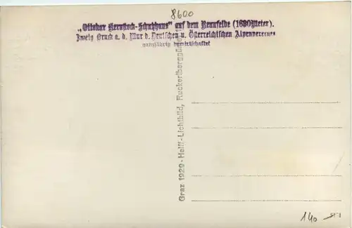 Kernstockhaus a. Rennfeld d. Sekt. Bruck -322634