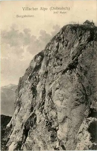 Villach/Kärnten und Umgebung - Villacher Alpe (Dobratsch), Bergabsturz -321888