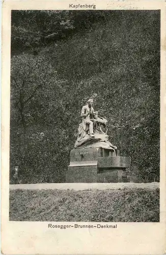 Steiermark/div.Orte und Umgebung - Rosegger-Brunnen-Denkmal -322864