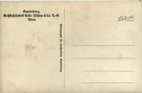 Kapfenberg, Gusstahlfabrik Gebr. Böhler -323020