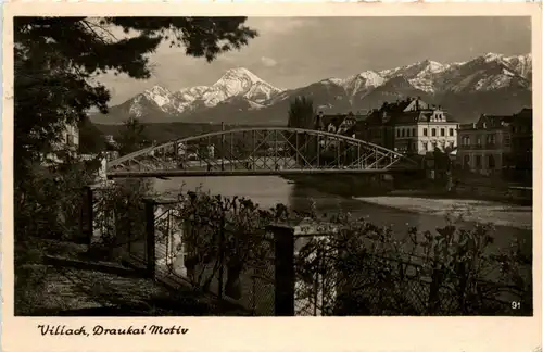 Villach/Kärnten und Umgebung - Draukai Motiv -321894