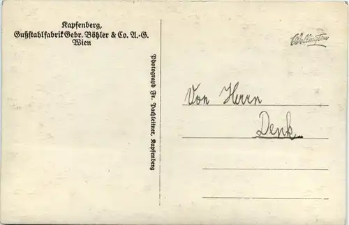 Kapfenberg, Gusstahlfabrik Gebr. Böhler -323176