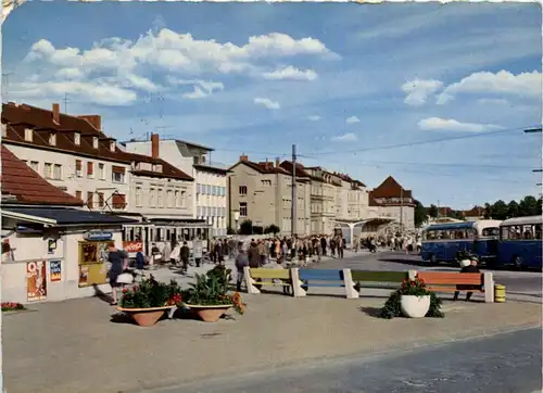 Siegburg - Wilhelmstrasse mit Bus-Bahnhof -285228