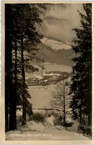 Steiermark/div. Orte und Umgebung - Kindberg, Mürztal im Winter -322792