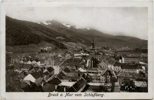 Steiermark/div. Orte und Umgebung - Bruck a.d. M. , vom Schlossberg -323346