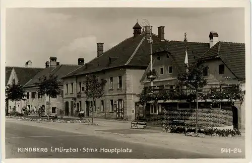 Steiermark/div. Orte und Umgebung - Kindberg i. Mürztal, Hauptplatz -322696