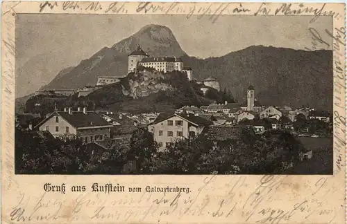 Kufstein/Tirol - Gruss aus Kufstein vom Kalvartenberg -321406