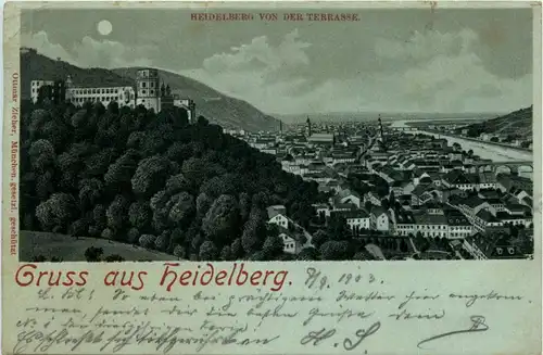 Gruss aus Heidelberg - Litho -285550