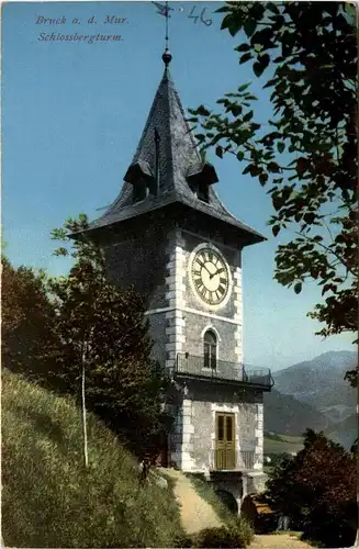 Steiermark/div. Orte und Umgebung - Bruck a.d. M. , Schlossbergturm -323386