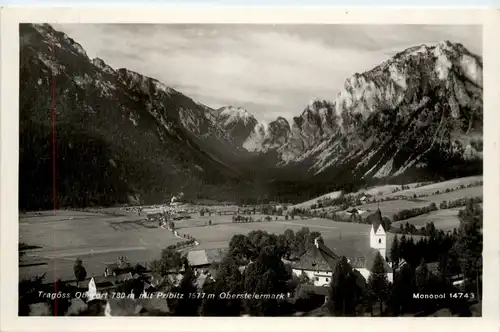 Steiermark/div. Orte und Umgebung - Tragöss-Oberort mit Pribitz -322554