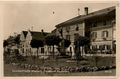 Steiermark/div. Orte und Umgebung - Sommerfrische Kindberg, Hauptplatz -322682