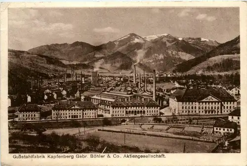 Steiermark/div. Orte und Umgebung - Kapfenberg, Gusstahlfabrik Gebr. Böhler -323010