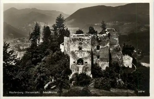 Steiermark/div. Orte und Umgebung - Kapfenberg, Schlossruine -323200