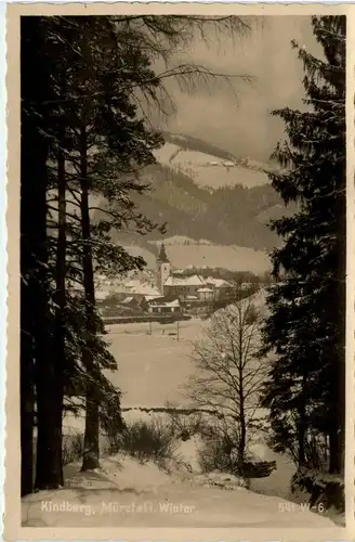 Steiermark/div. Orte und Umgebung - Kindberg Mürztal im Winter -322766