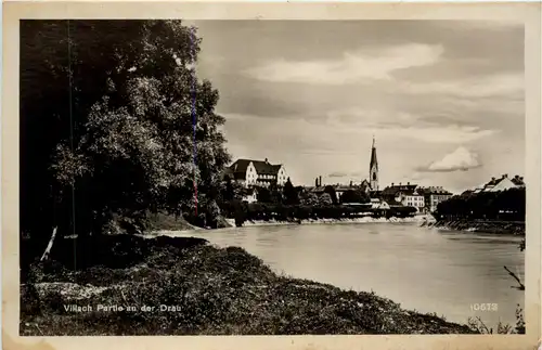 Villach/Kärnten und Umgebung - Partie an der Drau -321822