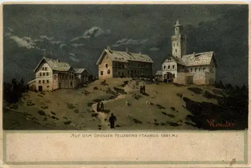 Auf em Grossen Feldberg im Taunus - Litho -285920