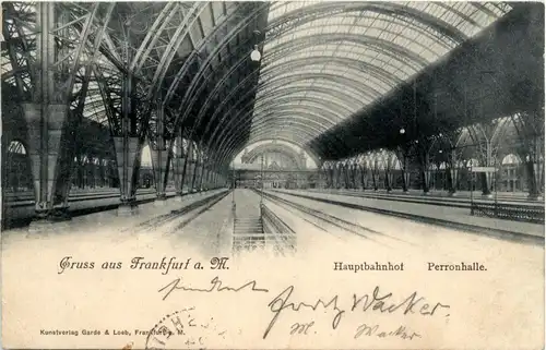 Gruss aus Frankfurt - Hauptbahnhof -285978