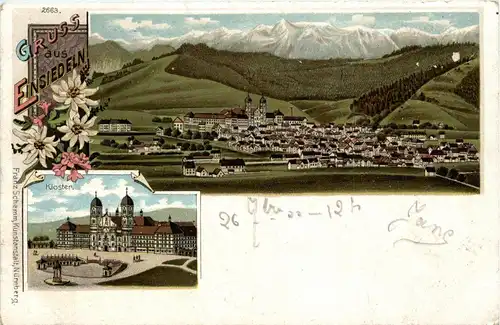 Gruss aus Einsiedeln - Litho -232870