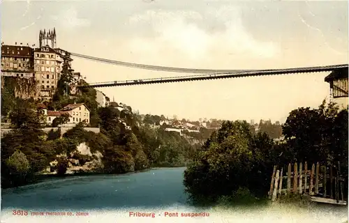 Fribourg - Pont suspendu -232908