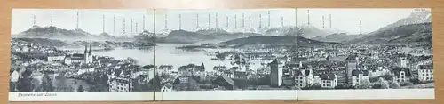 Panorama von Luzern - Klappkarte -S182