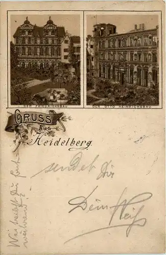 Gruss aus Heidelberg - Litho -285548