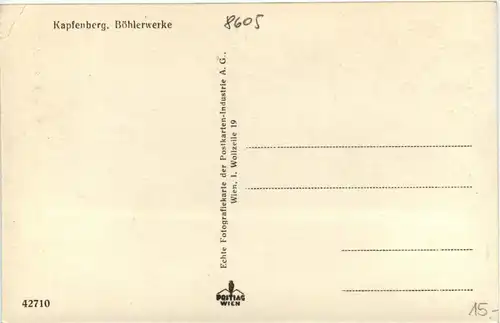 Steiermark/div. Orte und Umgebung - Kapfenberg, Böhlerwerke -323034