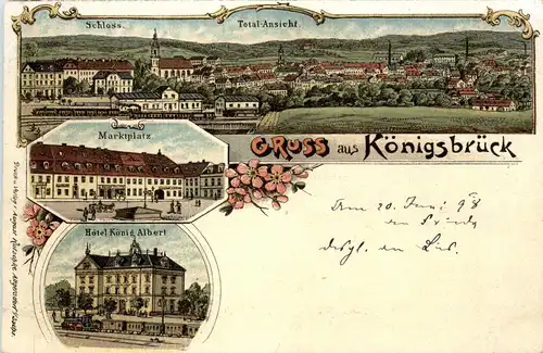 Gruss aus Königsbrück - Litho -233312