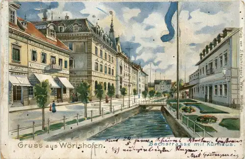 Gruss aus Wörishofen - Bachstrasse -286260