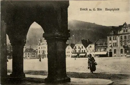 Steiermark/div. Orte und Umgebung - Bruck a.d. M. , Hauptplatz -323344