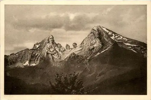 Watzmann Sage - Berge mit Gesichtern -287144