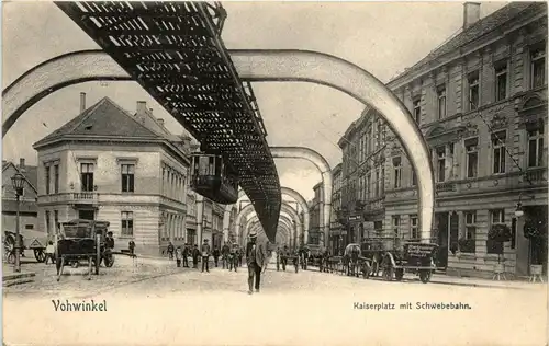 Vohwinkel - Kaiserplatz mit Schwebebahn -286534