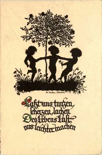 Scherenschnitt - Tanzen -287386