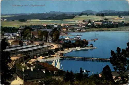 Starnberg mit Seepromenade -287138