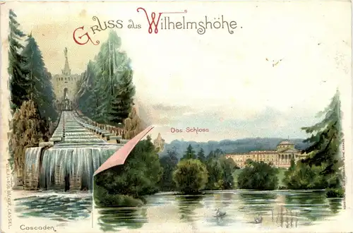 Gruss aus Wilhelmshöhe - Litho -286134